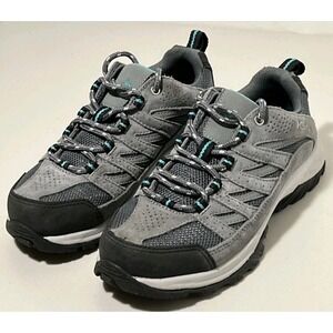 Columbia Women's Crestwood Size 7.5 Trail Hiking Shoes BL4595-053 Waterproof EXC